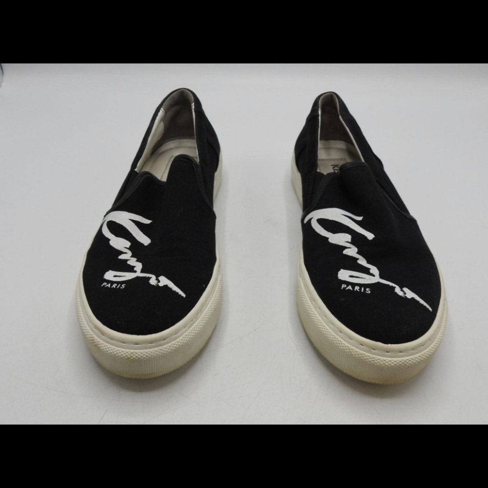 Kenzo Black Slip-on Sneakers